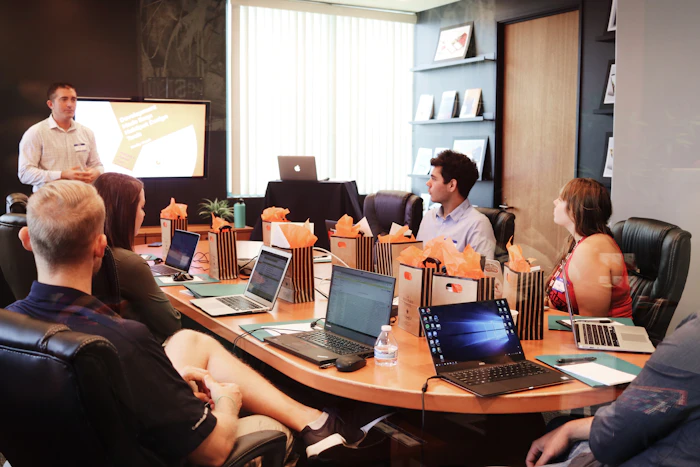 True Voice Hub leadership team strategy session